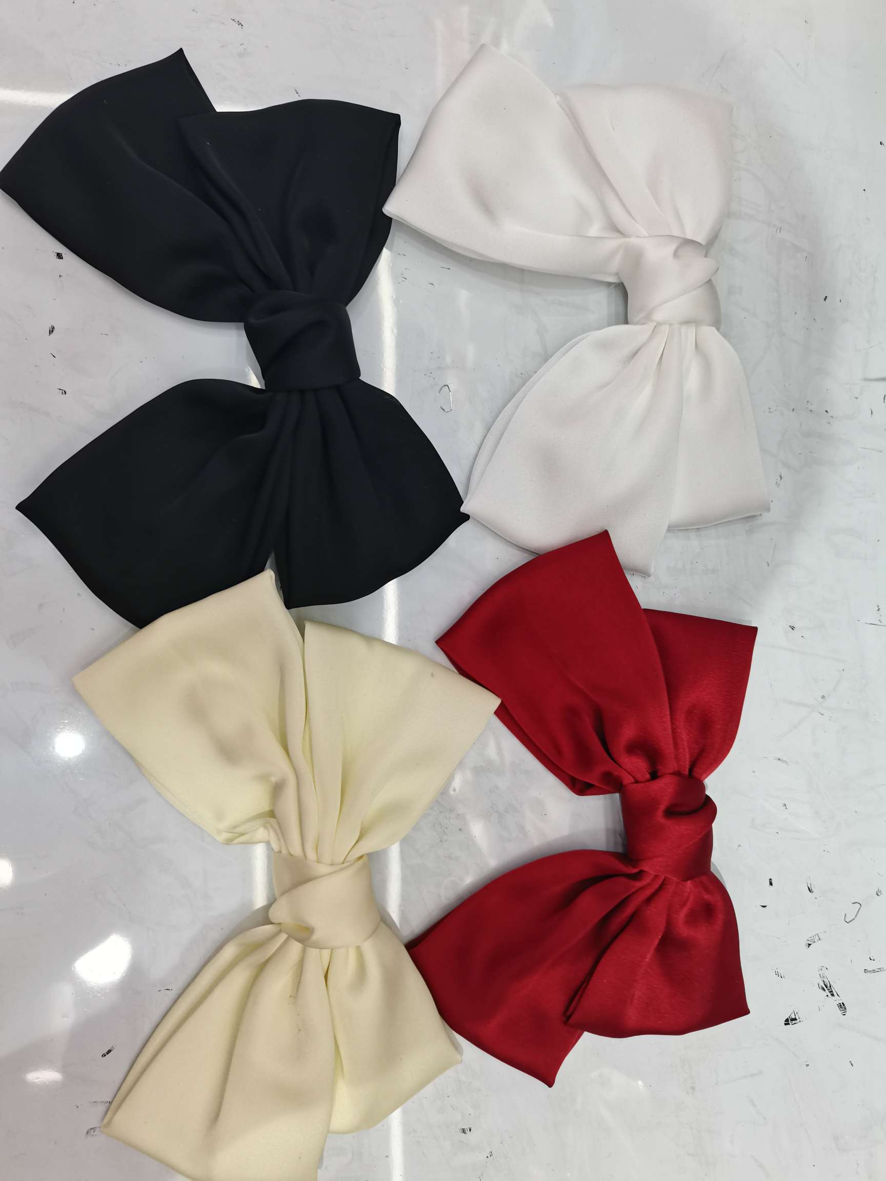 夏季新款简约女士头饰 发饰发绳头绳皮筋 高贵优雅饰品 韩版网红蝴蝶结发饰头绳饰品