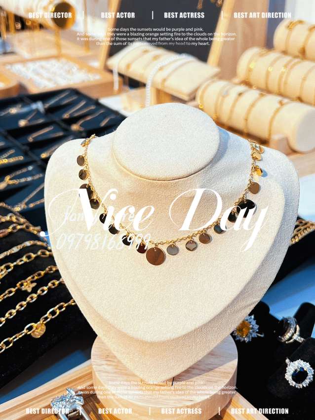 亮片钛钢ins热销跨境热卖爆款项链百搭饰品详情图2