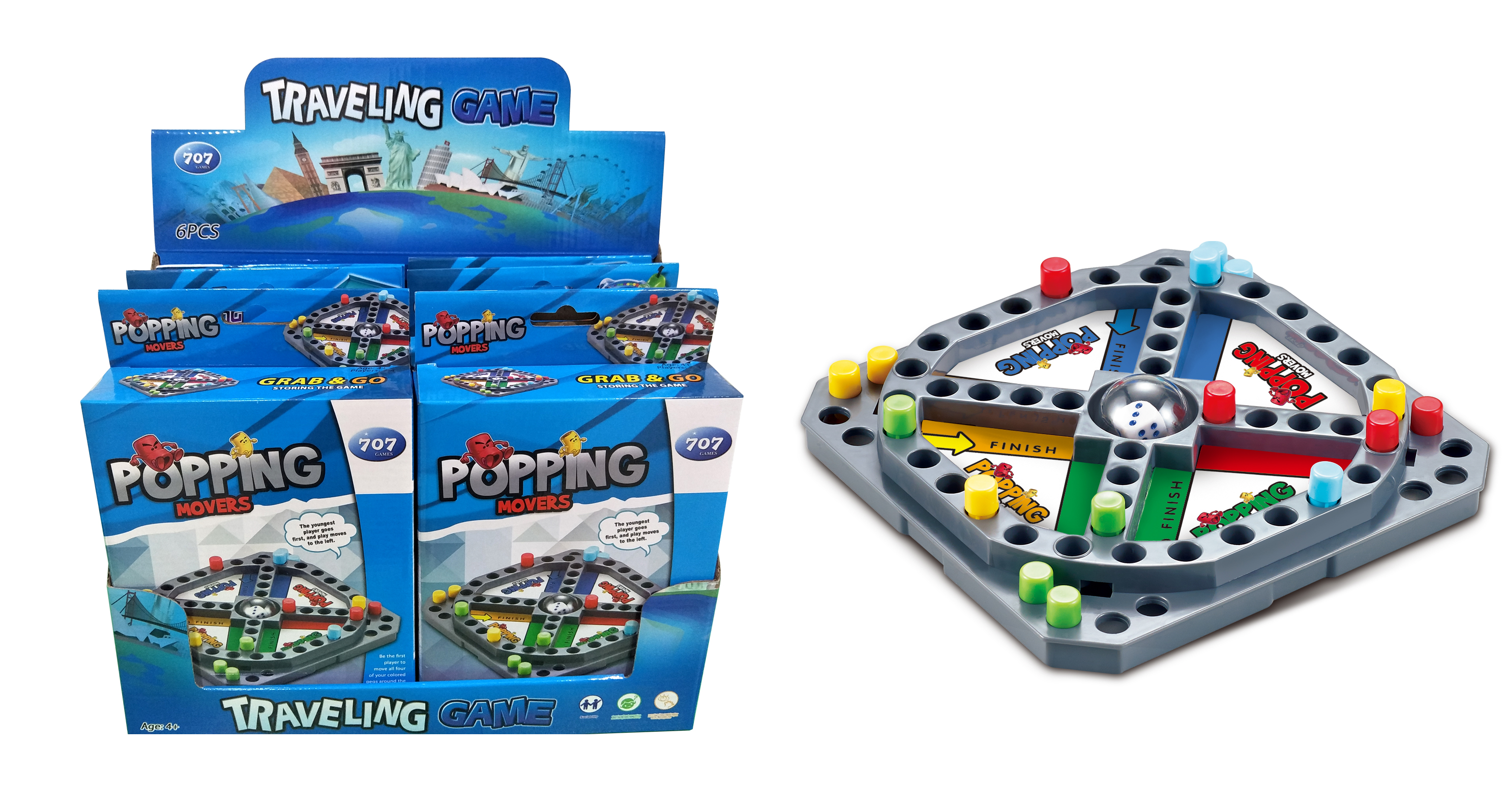 跨境英文儿童亲子互动桌游玩具吞珠游戏青蛙吃珠海盗船桥牌游戏猜猜乐游戏猴子游戏详情3