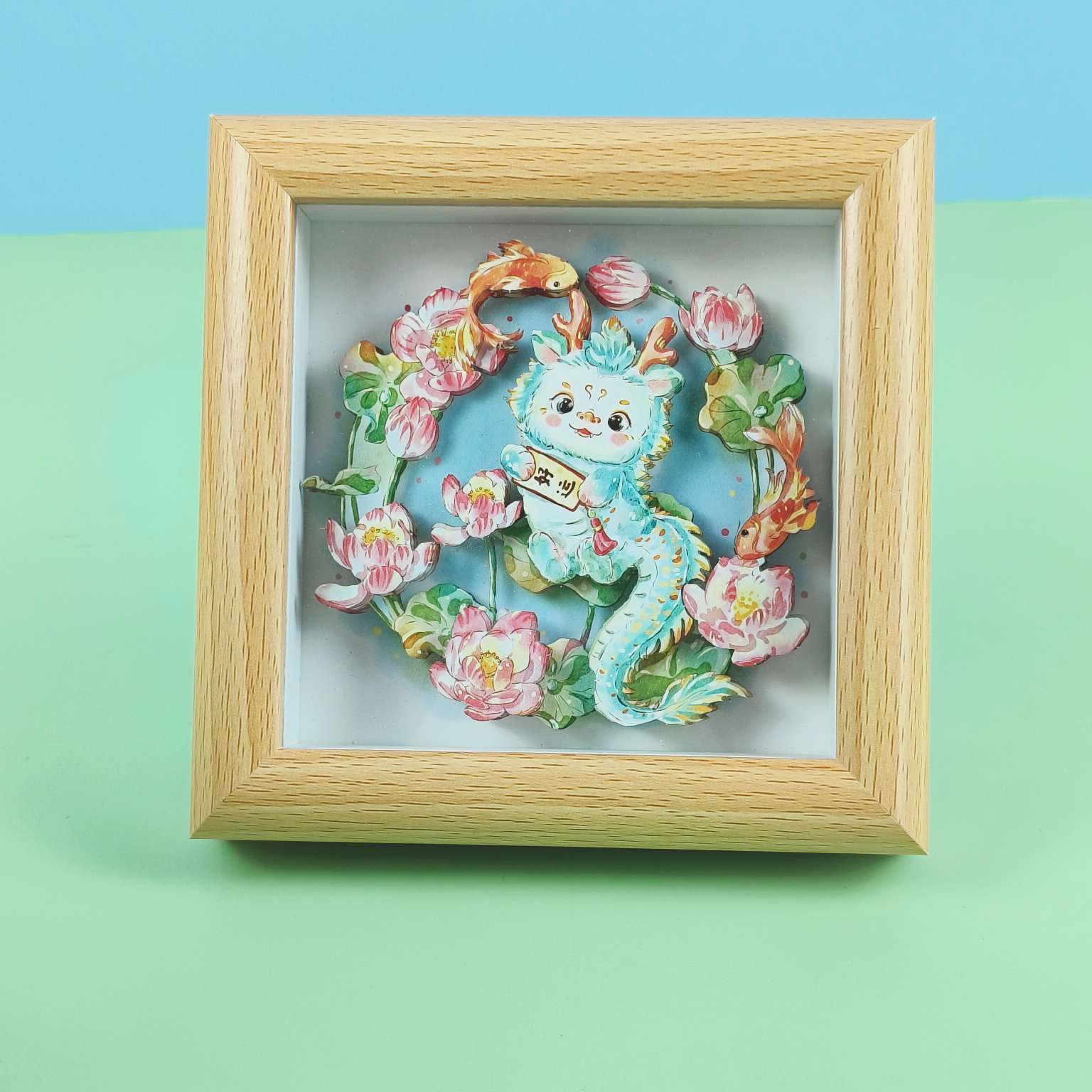 小熊猫纪念品 立体相框画 detail image 3