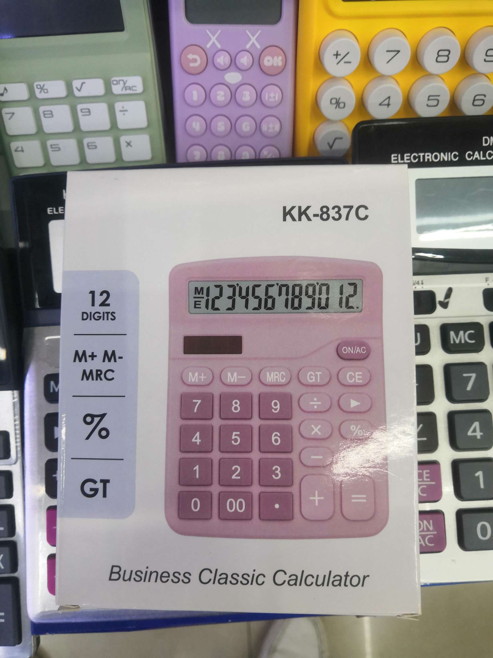 Genuine solar energy calculator with 12-digit display, financial office student calculator manufacturer wholesale business calculator Application Scenario