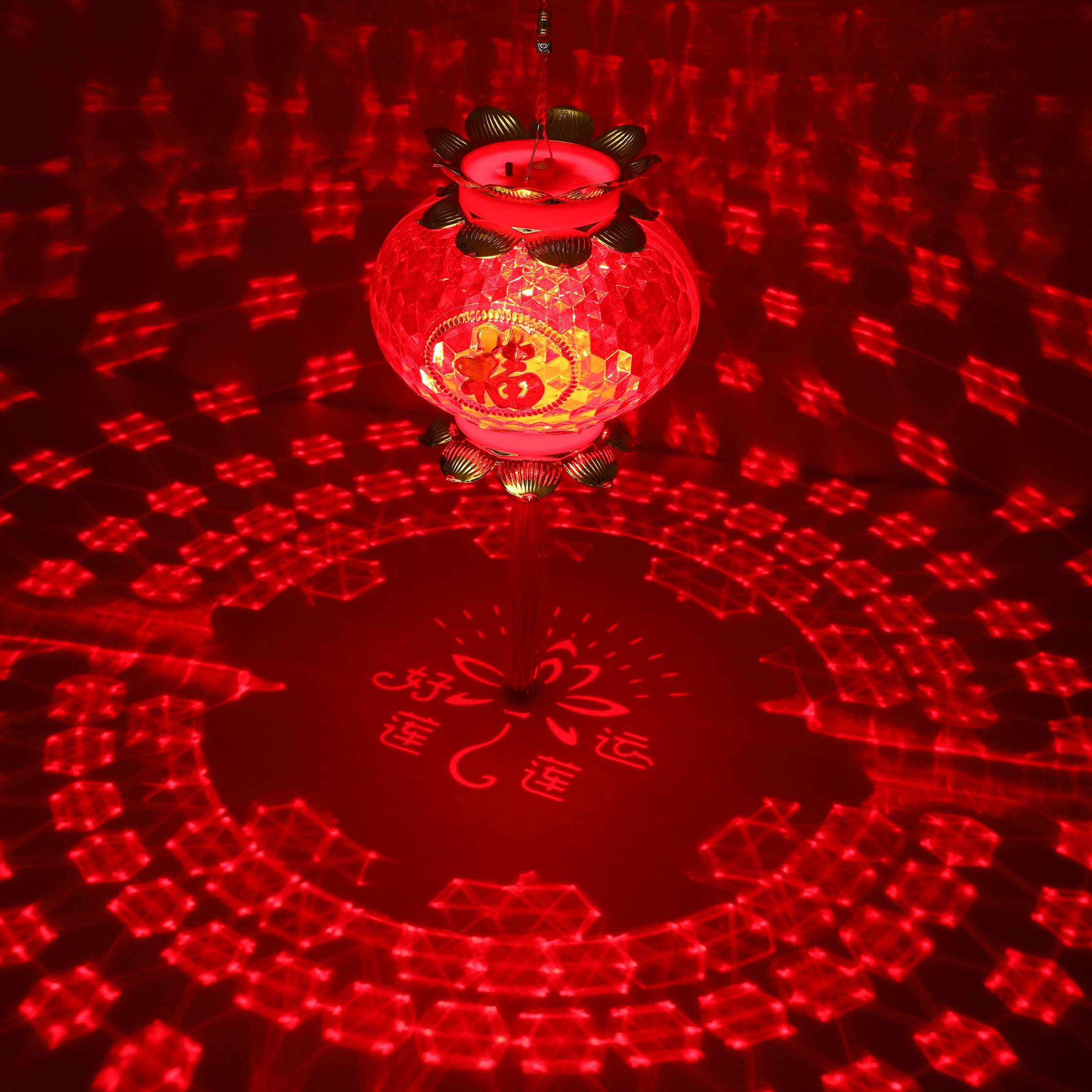 镭射水晶音乐手提舞台装饰亮化儿童手工制作