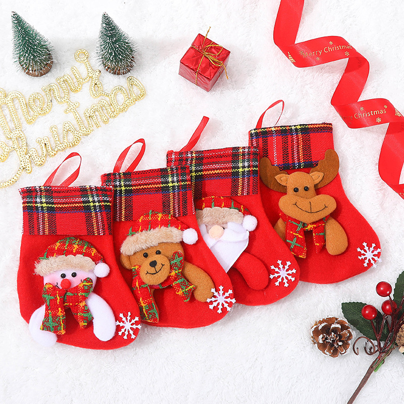 圣诞袜 卡通袜  定制圣诞袜