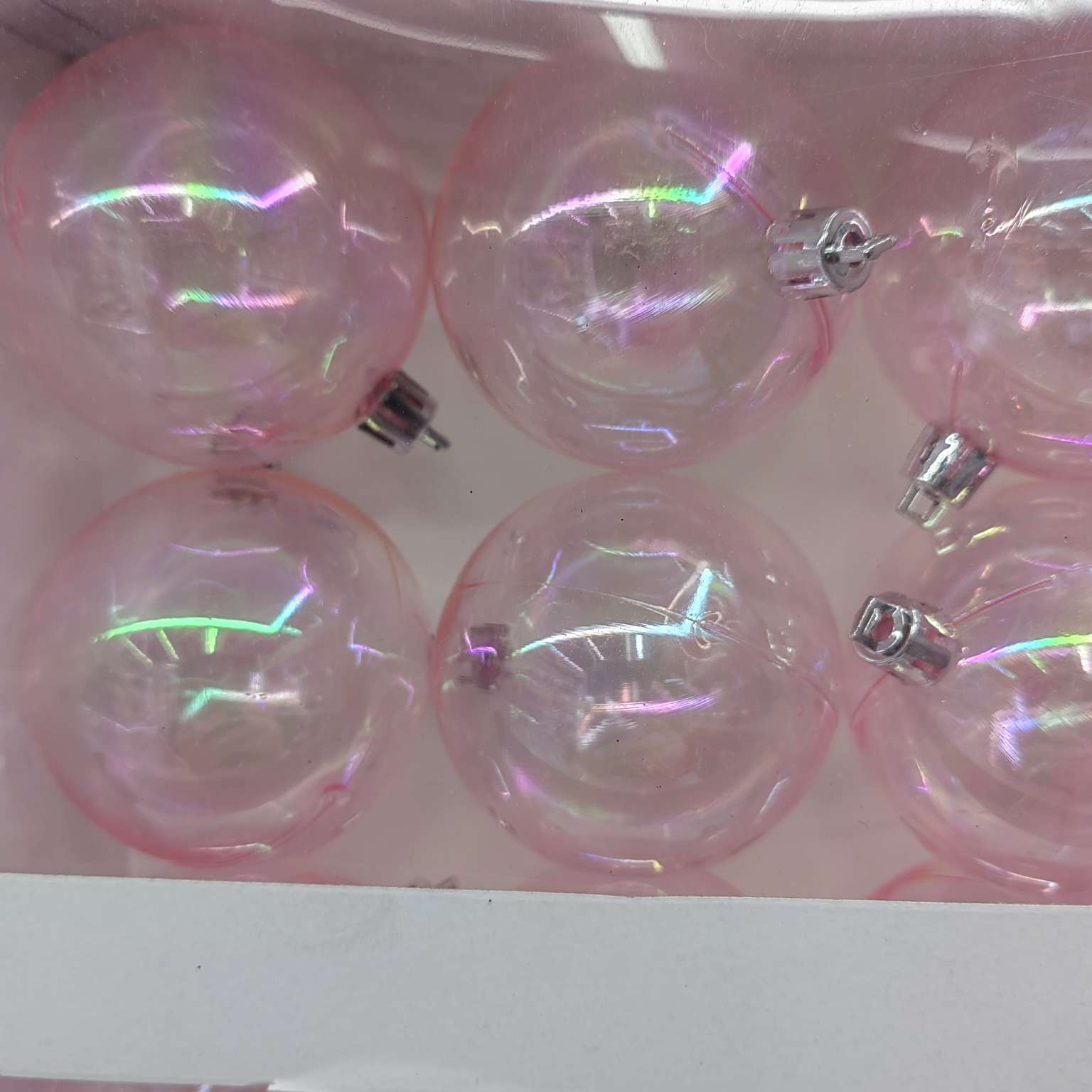 Pink seven-color balls