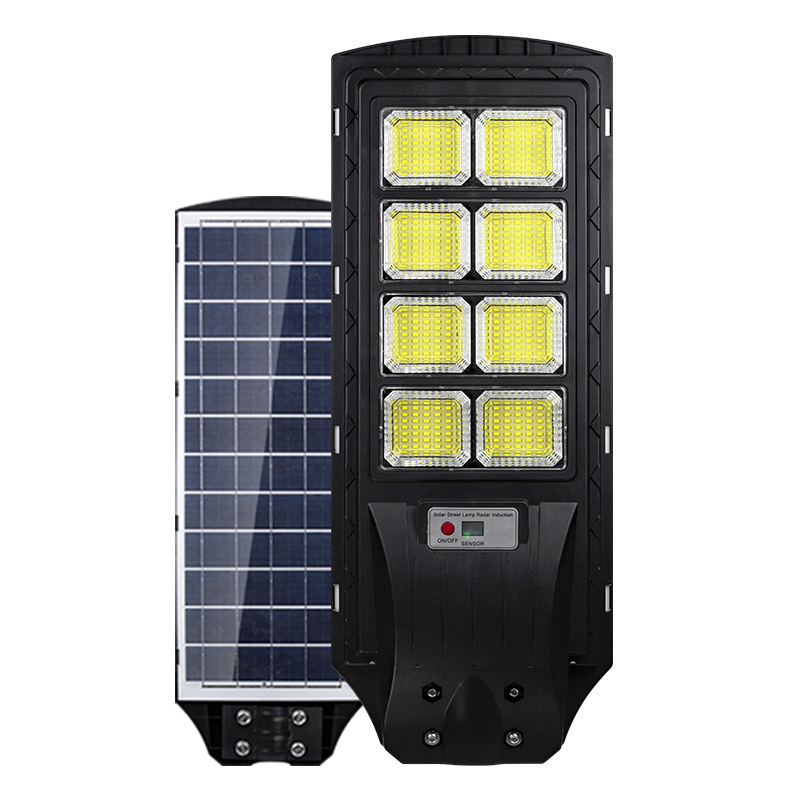 Solar Street Light Outdoor Household Rural Road Led High Light Human Body Induction Pole Wall Integration Street Light details Picture