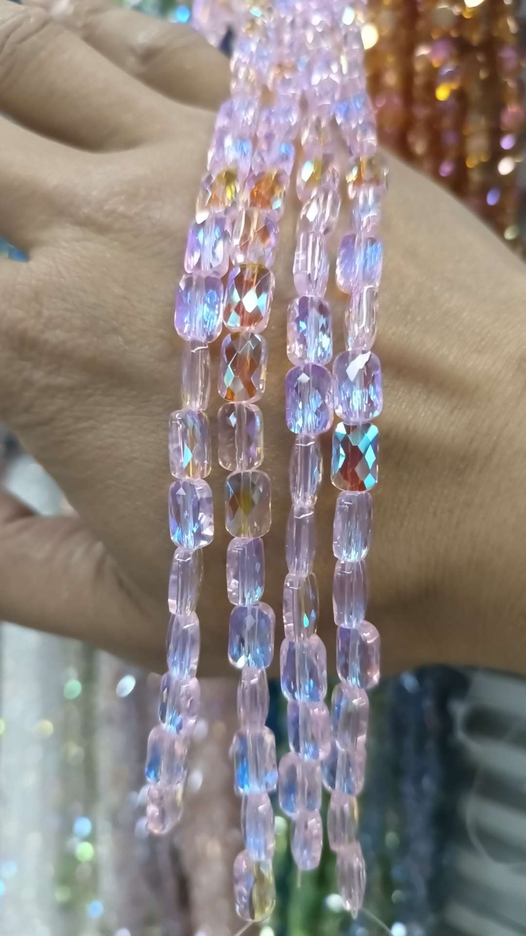 网格  时尚百搭小清新  Diy 小饰品配件水晶