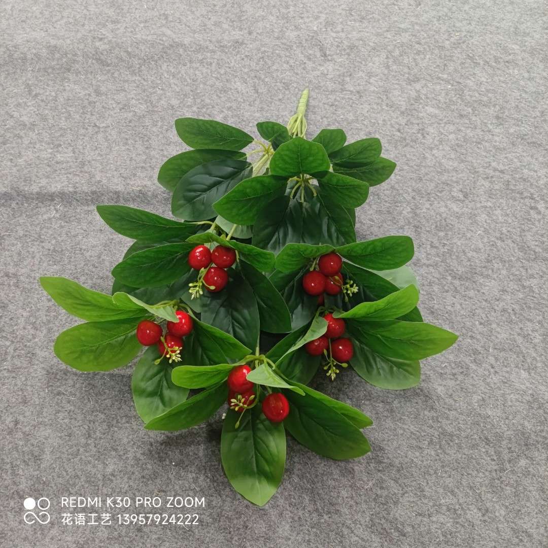 Wholesale artificial flowers, artificial flowers, home decoration artificial trees, living room potted plants, artificial plant potted plants, foreign trade bonsai, green plants Item Picture