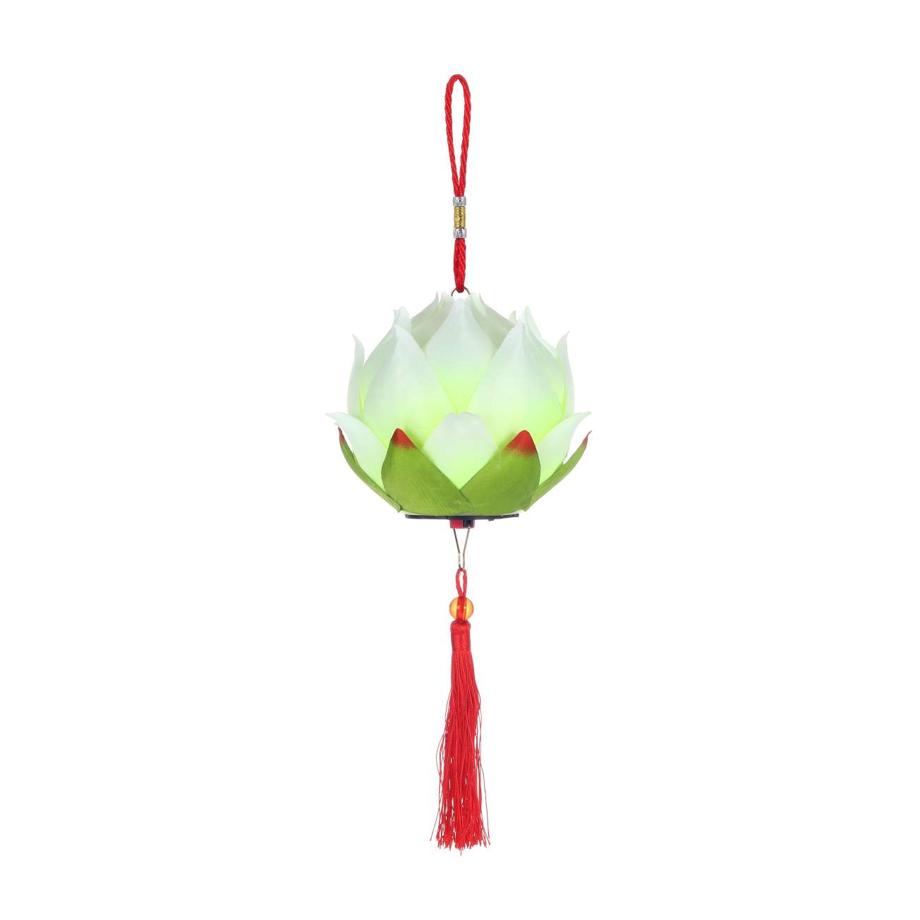 Simulated swinging lotus lanterns, plastic handicrafts, mirrors, decorative artworks, Christmas festival grape string hanging ornaments, globes, murals, selected gifts and handicrafts full figure