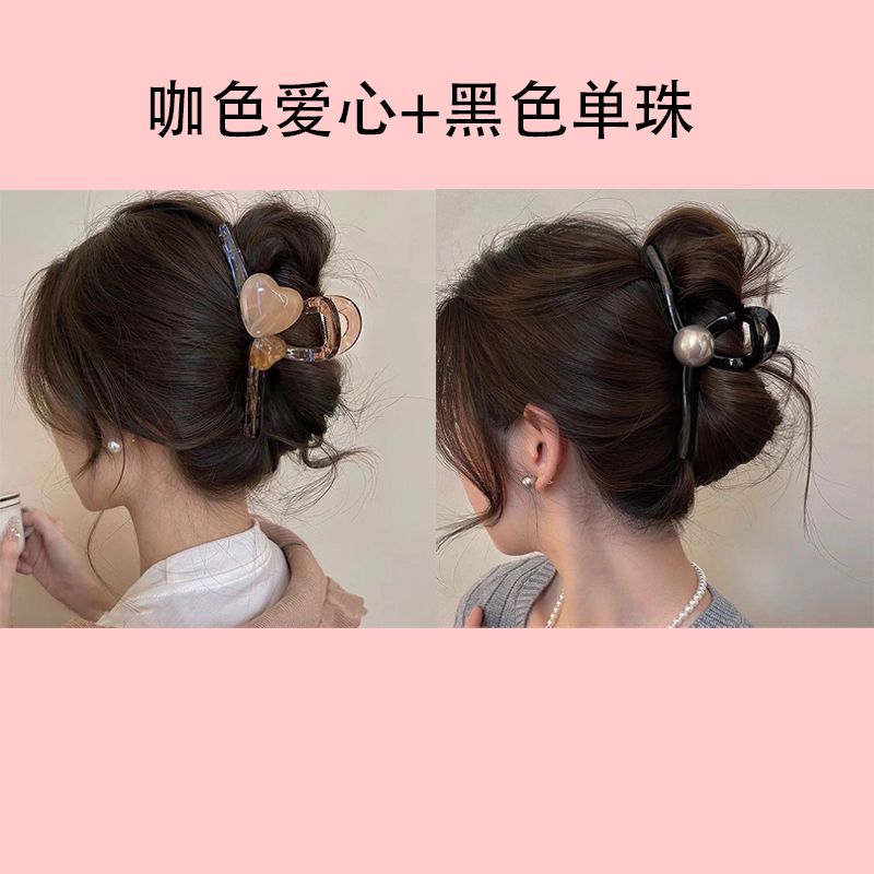 高级感束发后脑勺一子抓夹产品图