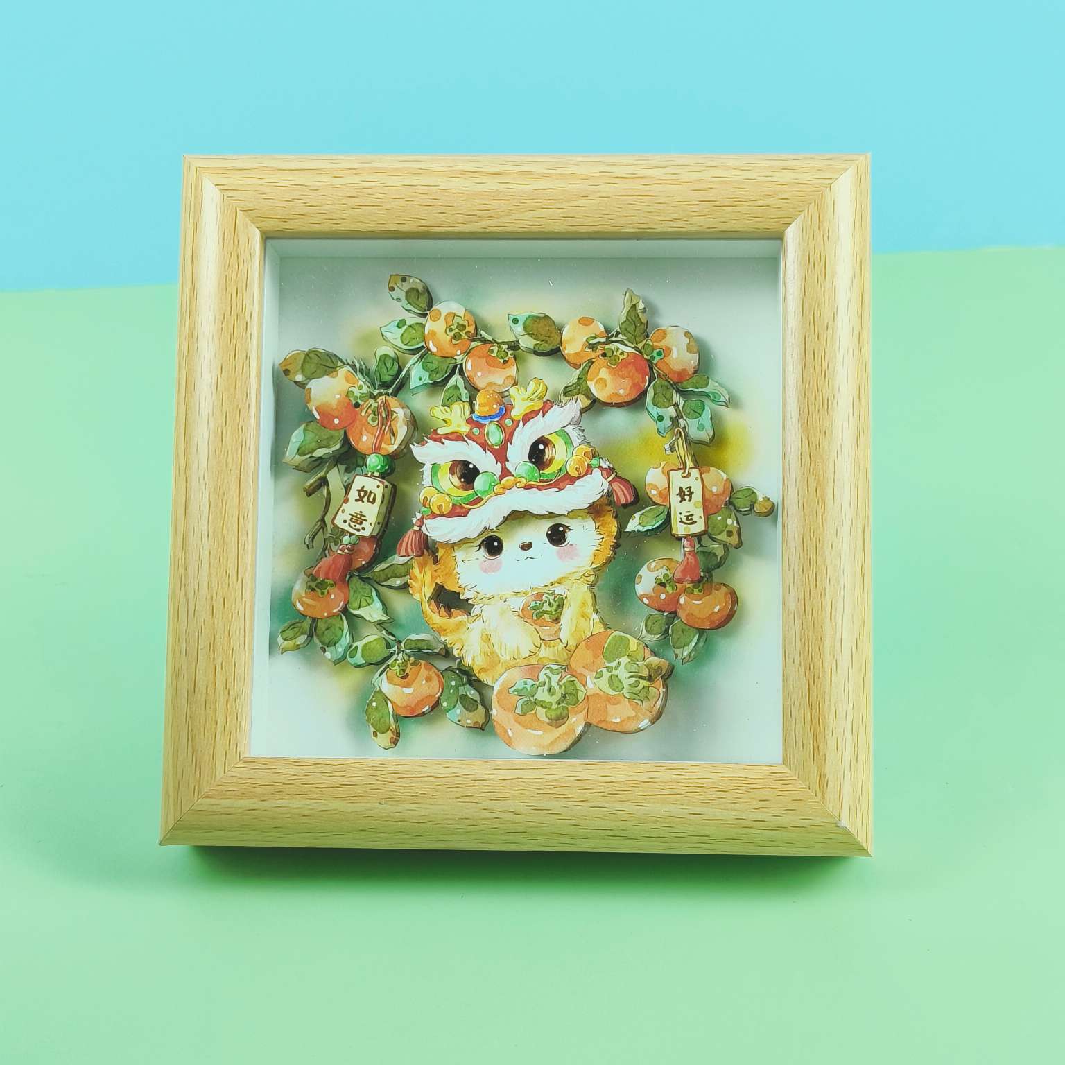 小熊猫纪念品 立体相框画 details Picture