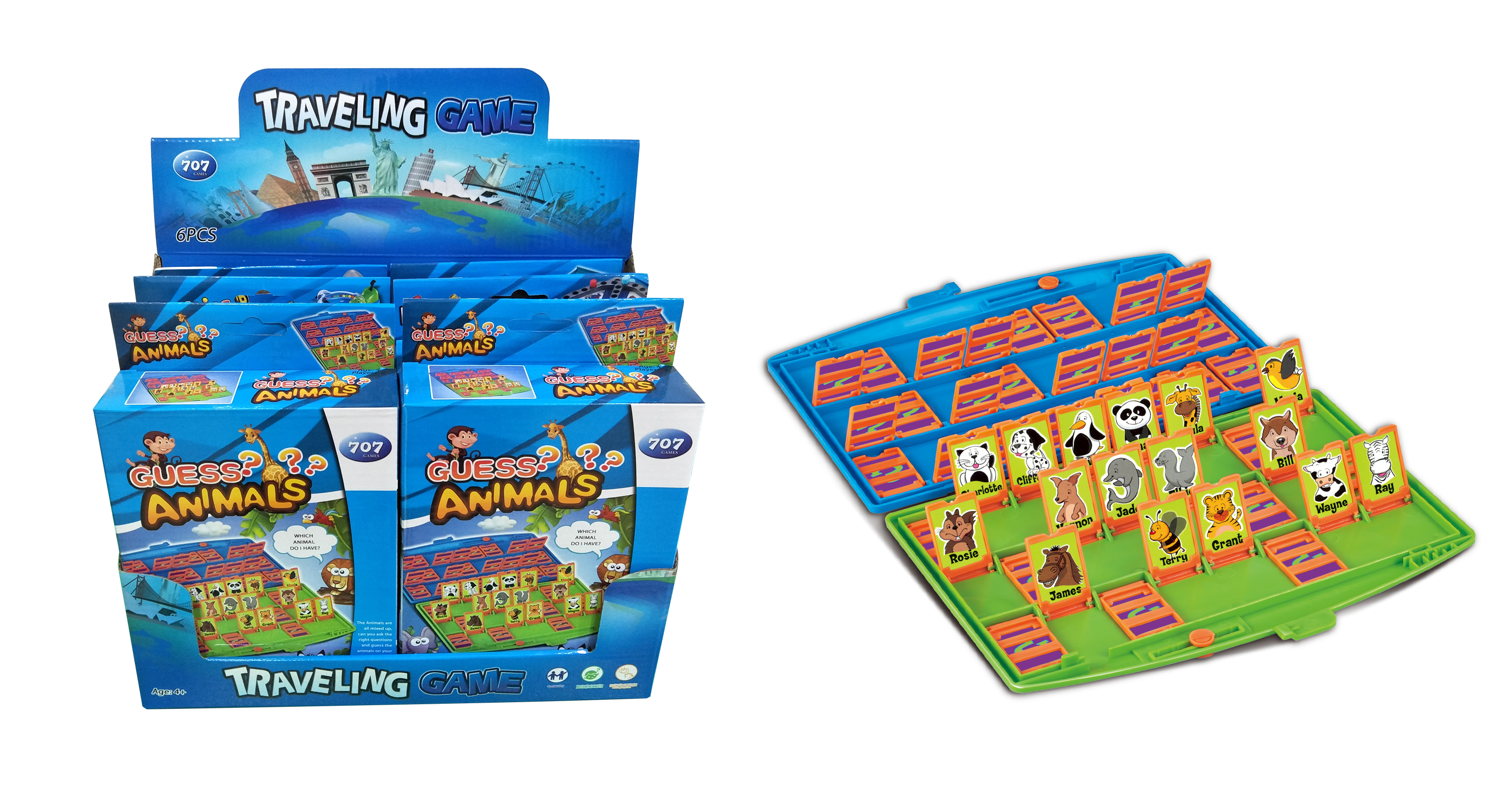 跨境英文儿童亲子互动桌游玩具吞珠游戏青蛙吃珠海盗船桥牌游戏猜猜乐游戏猴子游戏详情7