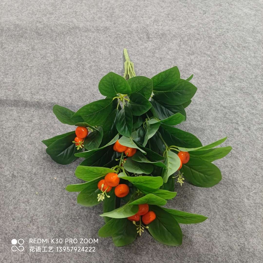 Wholesale artificial flowers, artificial flowers, home decoration artificial trees, living room potted plants, artificial plant potted plants, foreign trade bonsai, green plants detail image 3