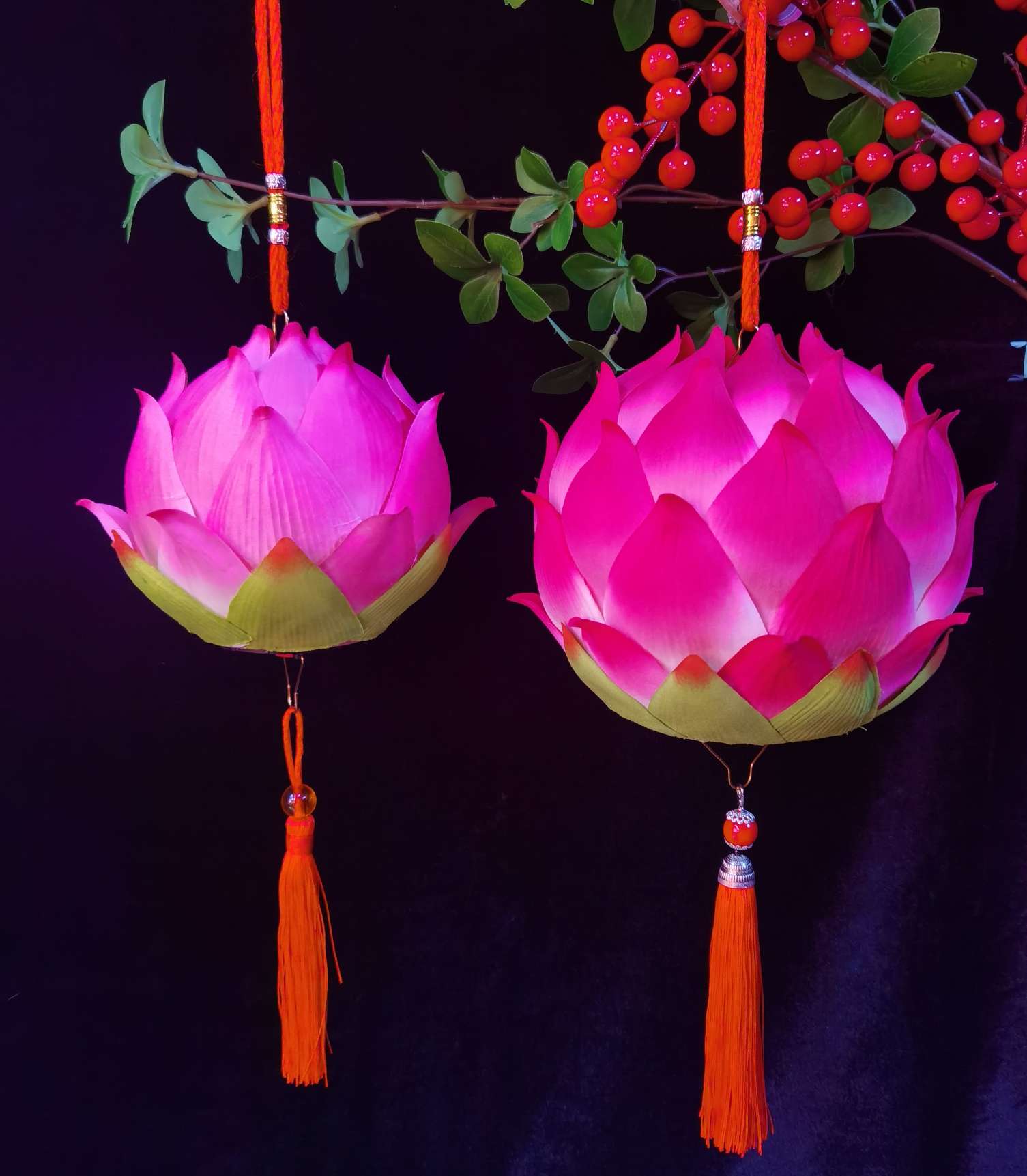 Mid-Autumn Festival ancient-style lanterns, Hanfu hand-held classical stage decoration lanterns, music hand-held lanterns details Picture