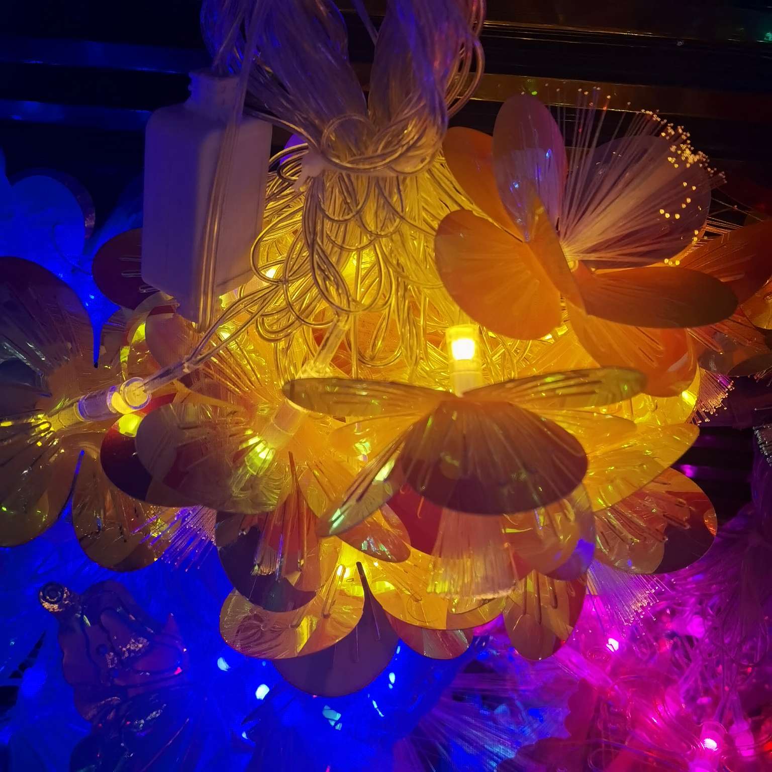 16头光纤花细节图