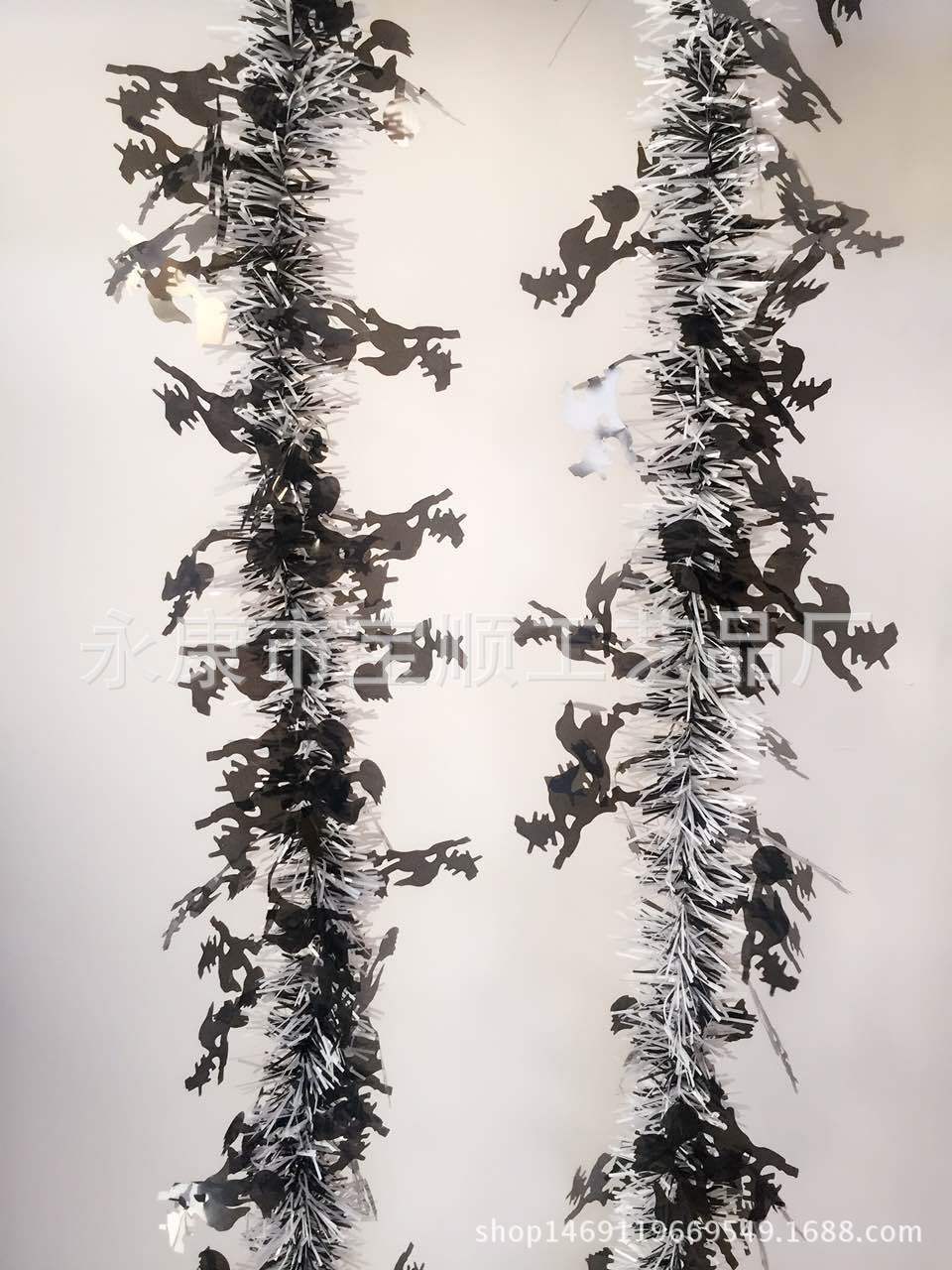 厂家直供万圣节背景彩条彩带万圣节鬼节拉花节日气氛布置装饰彩条详情图5