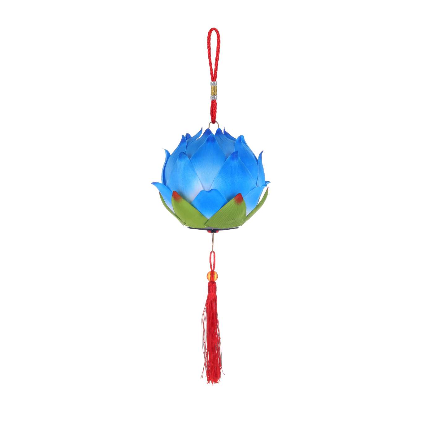 Simulated swinging lotus lanterns, plastic handicrafts, mirrors, decorative artworks, Christmas festival grape string hanging ornaments, globes, murals, selected gifts and handicrafts details Picture