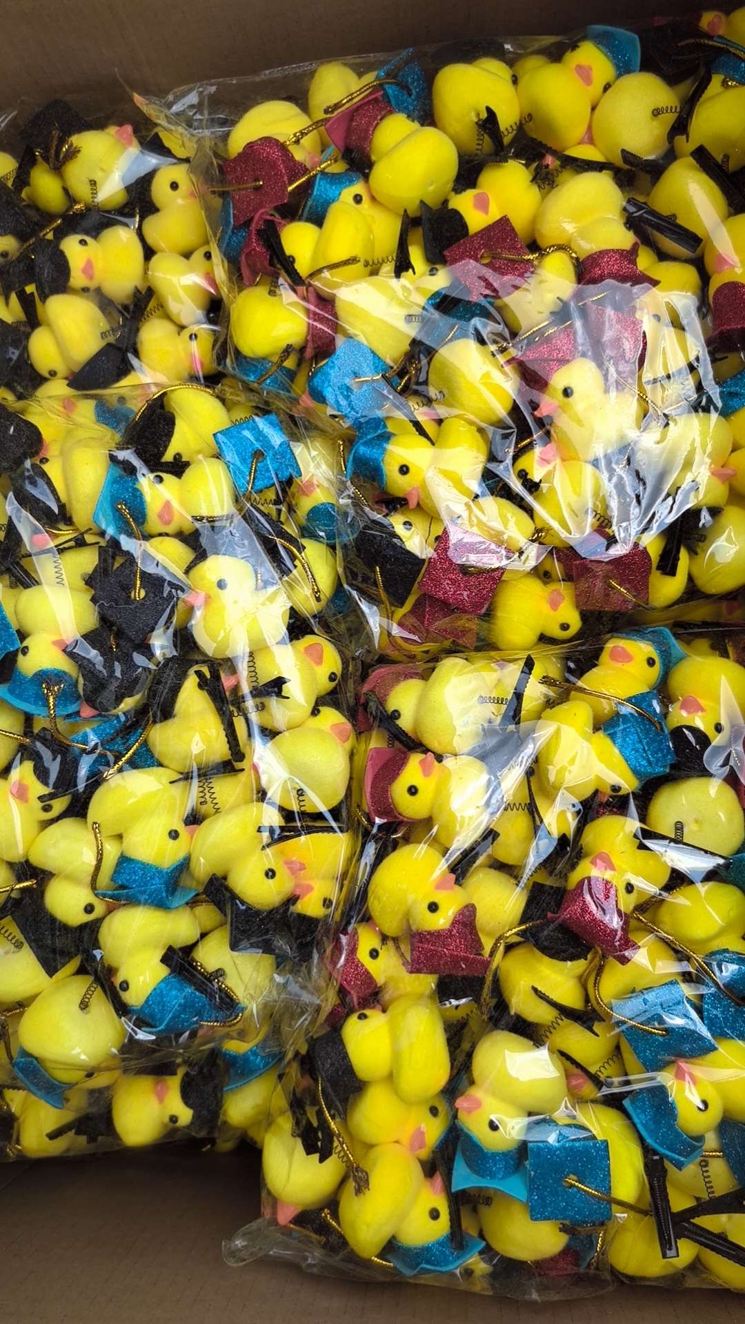 Mini Yellow Duck With Light Head Dress Duck Dr. Duck Plush Duck Application Scenario