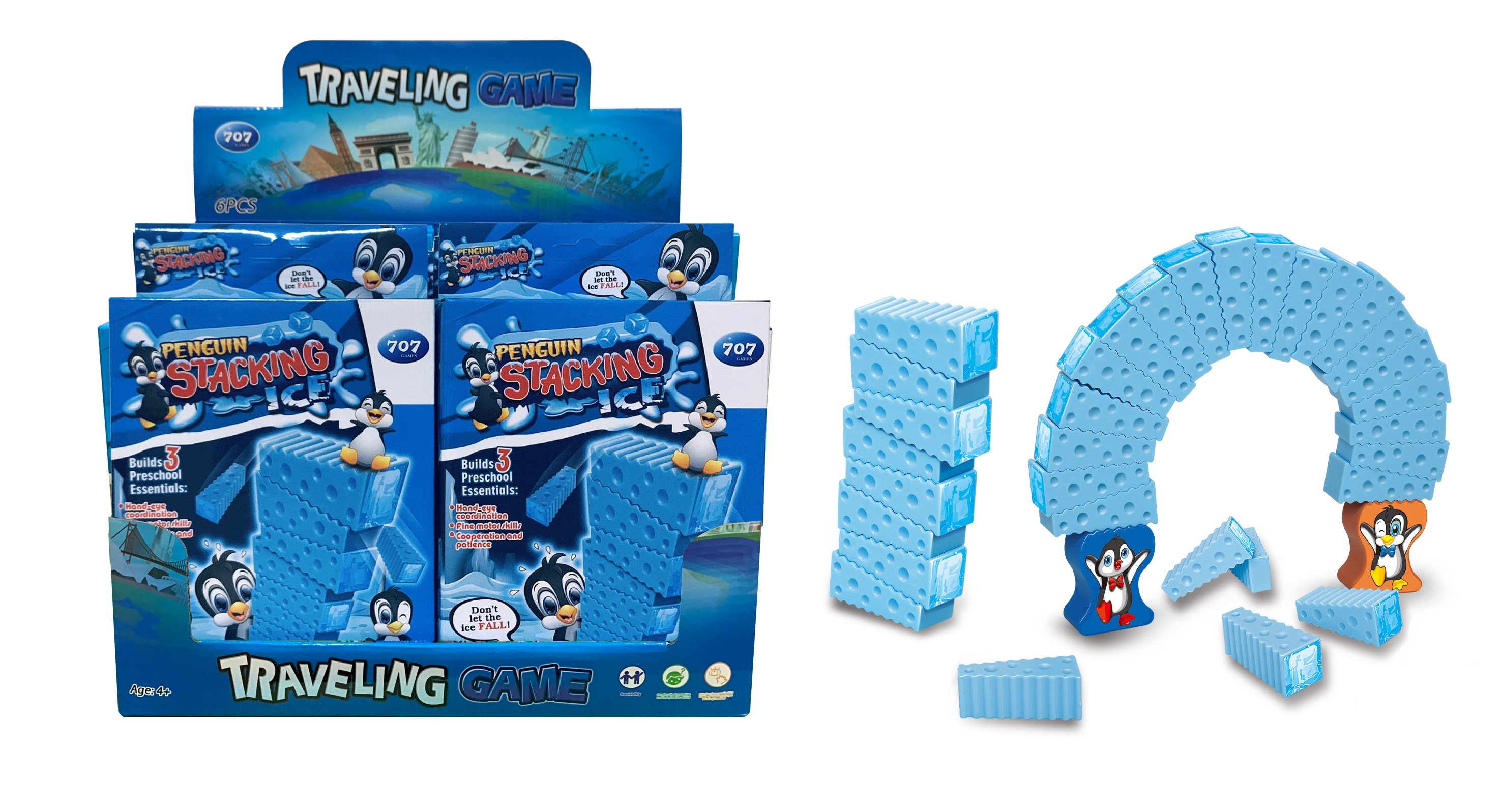 跨境英文儿童亲子互动桌游玩具吞珠游戏青蛙吃珠海盗船桥牌游戏猜猜乐游戏猴子游戏白底实物图