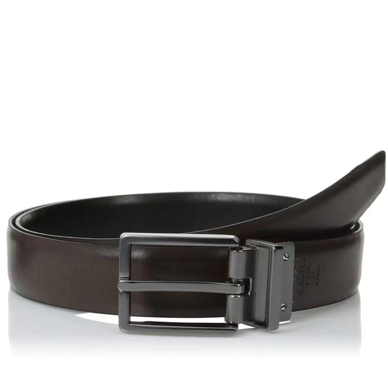 Men's casual youth jeans leather belt