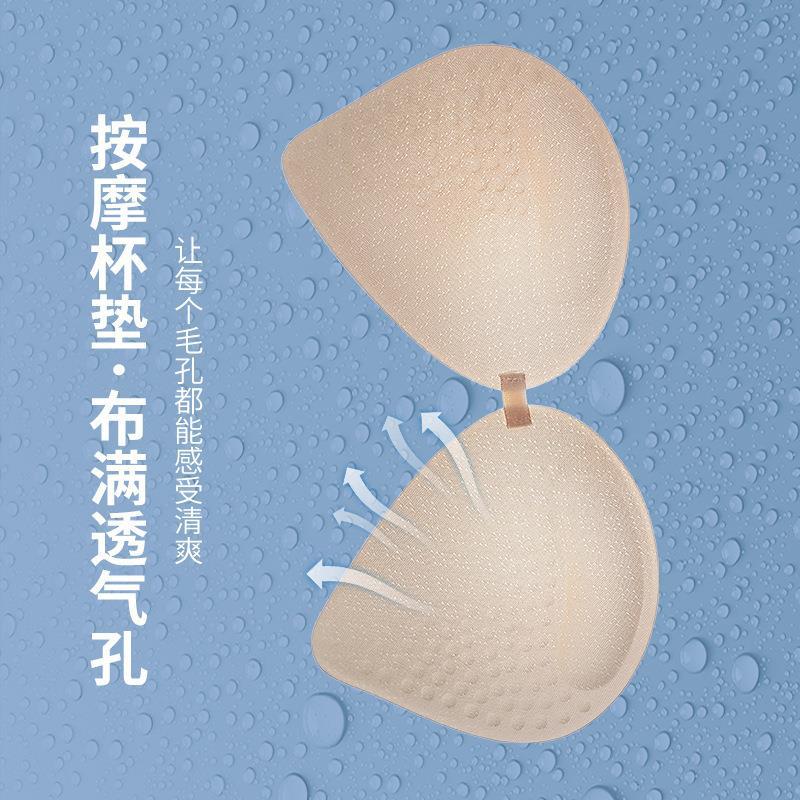 New ultra-thin ice silk seamless bra, summer halter top without steel rings, large chest makes smaller, breathable and comfortable bra Specification image