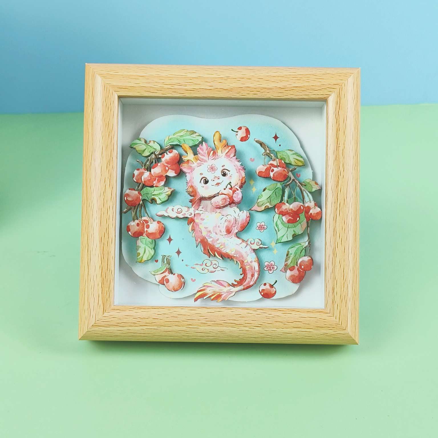 小熊猫纪念品 立体相框画 detail image 4