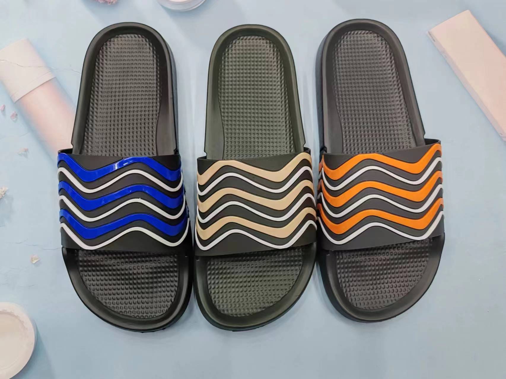 Men's indoor silent slippers for home use