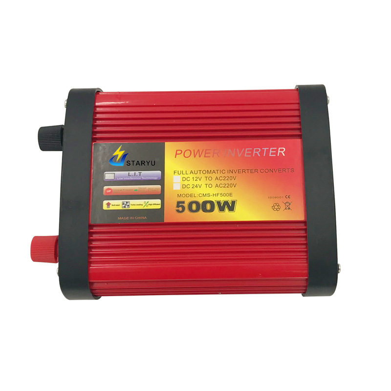 Vehicle Inverter 12V24v 220V300w500w1000w Red Foreign Trade Model Application Scenario