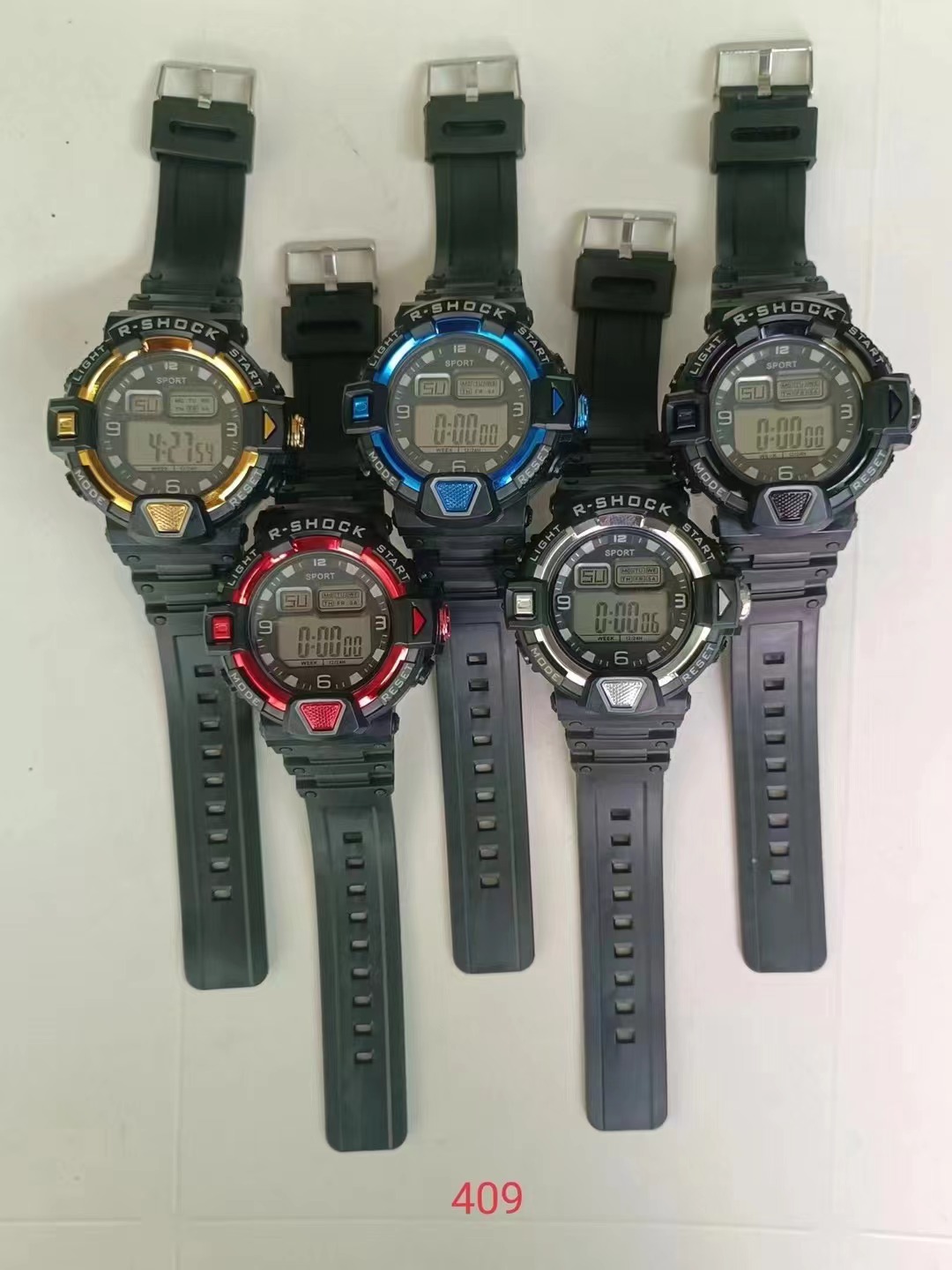 405 to 401 series black strap electronic watches Item Picture