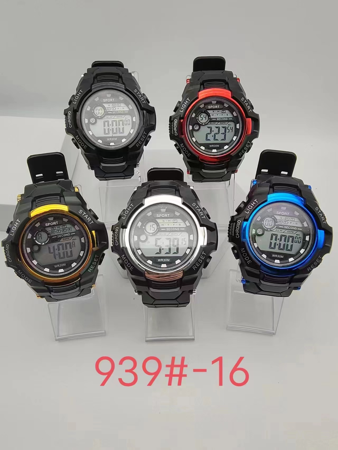 手链/卡西欧手表/手表包装膜/义乌市川汇钟表厂/熊猫白底实物图