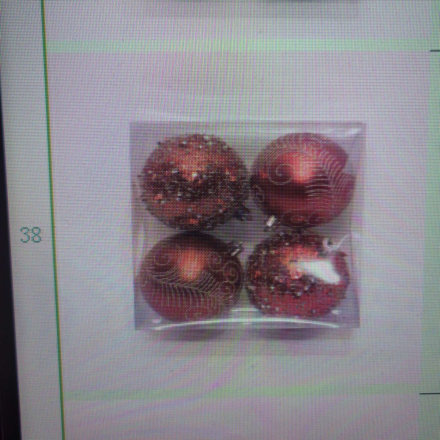 Eight centimeters of bright red 107