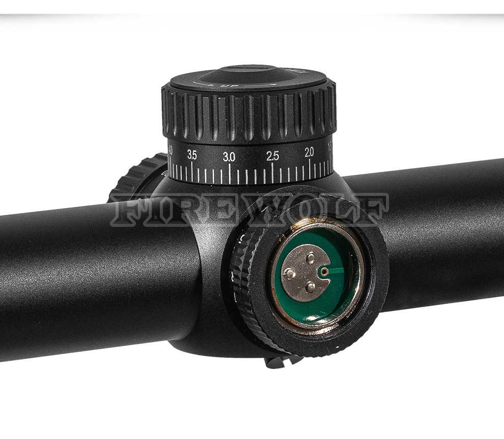 7539 Diana 1.2-6x24 FFP front SFIR wide-angle thin-walled sight with lock and red and green light cross sight Item Picture