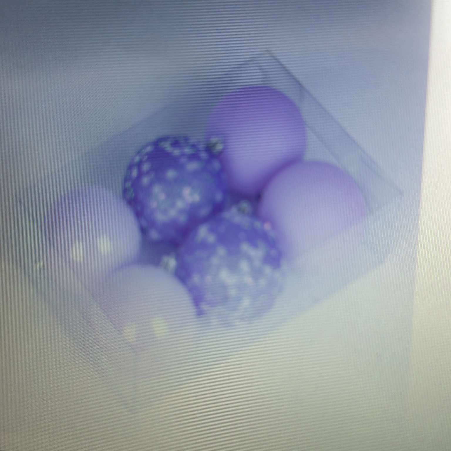 SY386 Christmas Ball purple