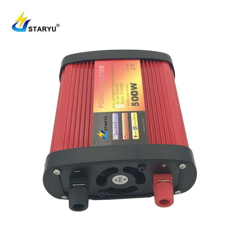 Vehicle Inverter 12V24v 220V300w500w1000w Red Foreign Trade Model details Picture