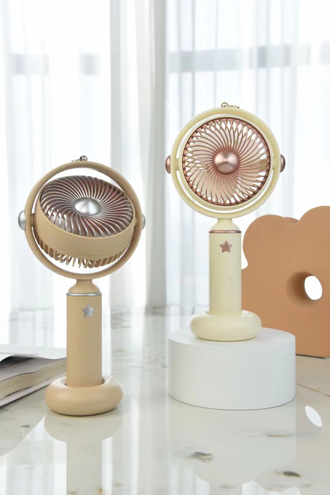 Ys2278 Fantasy Planet Handheld Fan Specification drawing