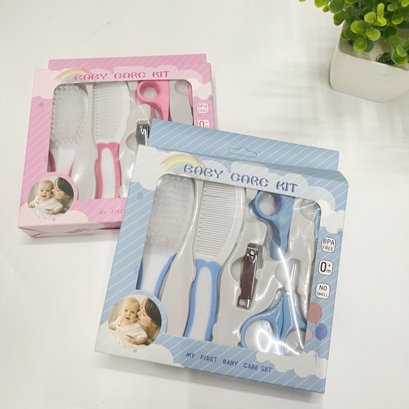 婴儿指甲剪6件套装新生儿专用防夹肉宝宝剪刀安全指甲钳神器