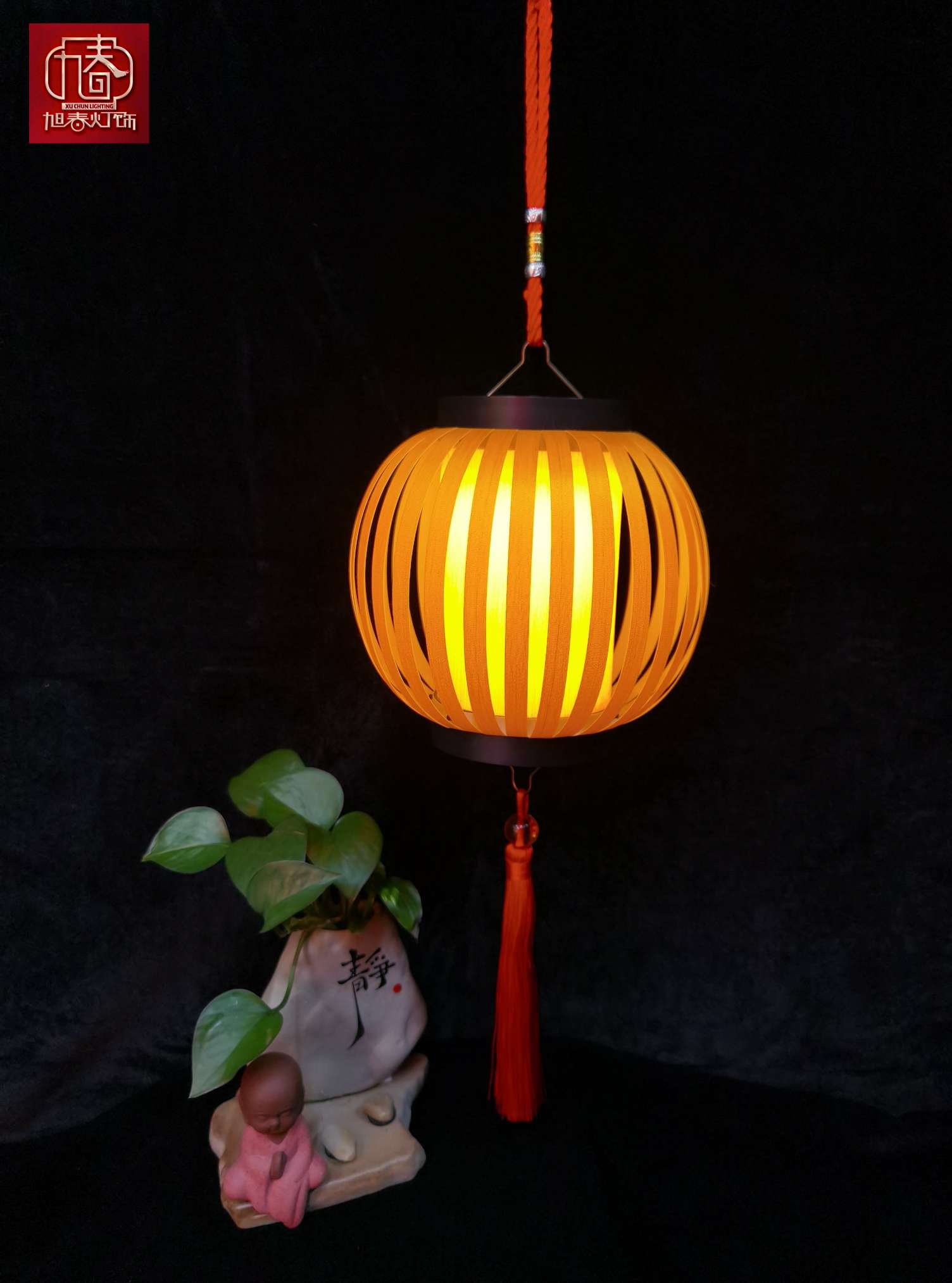 PVC片材手工材料包儿童绘画音乐手提古典灯产品图