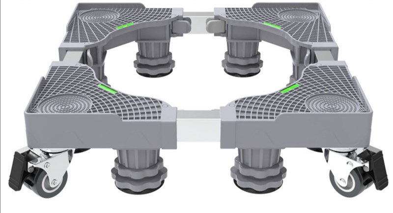 Drum washing machine base rack, movable universal wheel storage rack, universal refrigerator support rack, bracket, shockproof foot pad, refrigerator base Item Picture