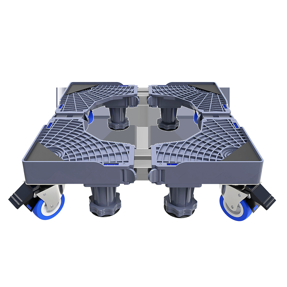 滚筒洗衣机底座架可移动万向轮置物架通用冰箱支架子托架防震脚垫细节图