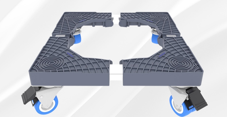 迷你洗衣机架一体机 日用百货小家电 整理用具洗衣机小家电 收纳家电便捷实用滚筒洗衣机底座架可移动万向轮置物架通用冰箱支架细节图