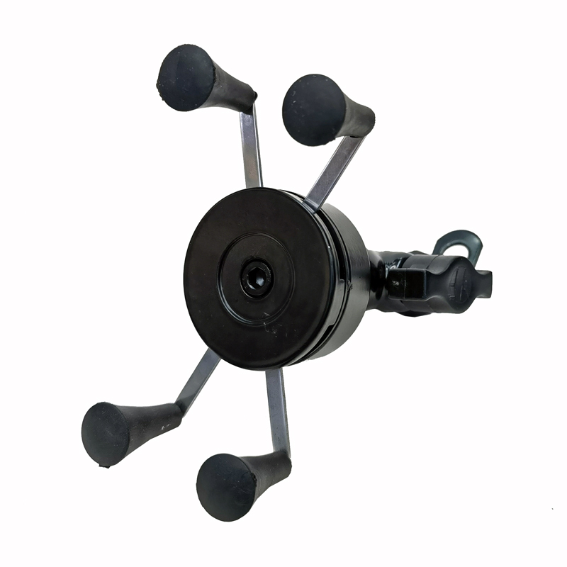 231102 soporte de teléfono inferior redondo (tipo X) soporte de teléfono de motocicleta de cuatro patas tipo X botella soporte de teléfono de scooter eléctrico soporte de navegación de metal UPS soporte de teléfono de bicicleta Application Scenario