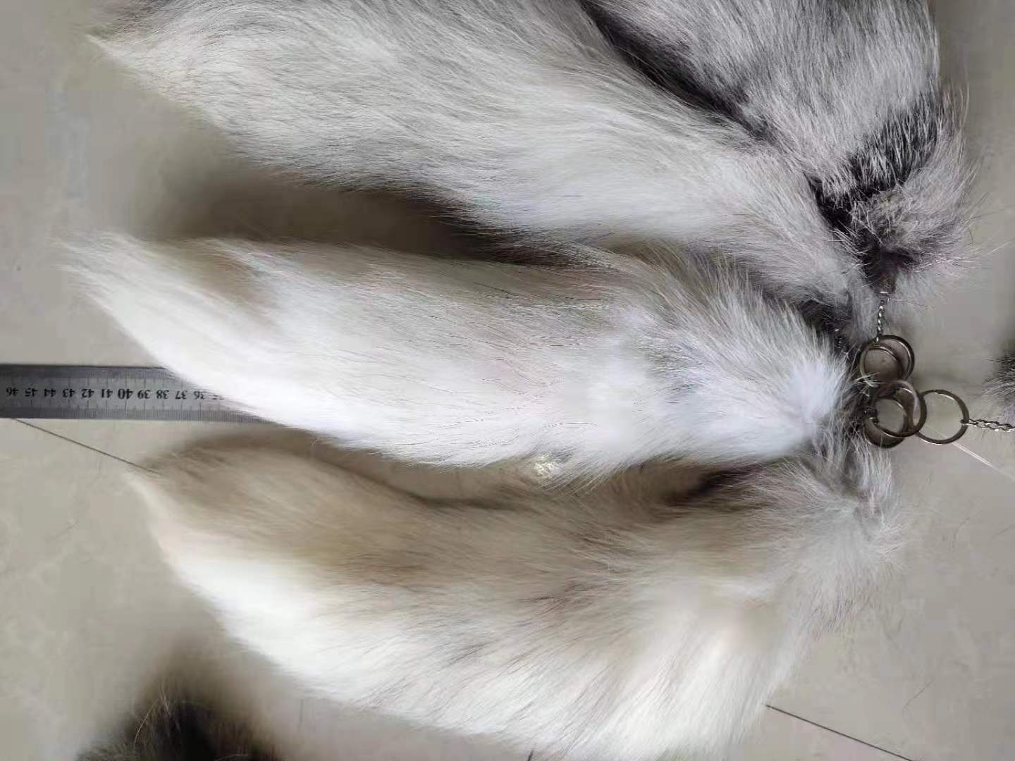 狐狸尾巴钥匙扣