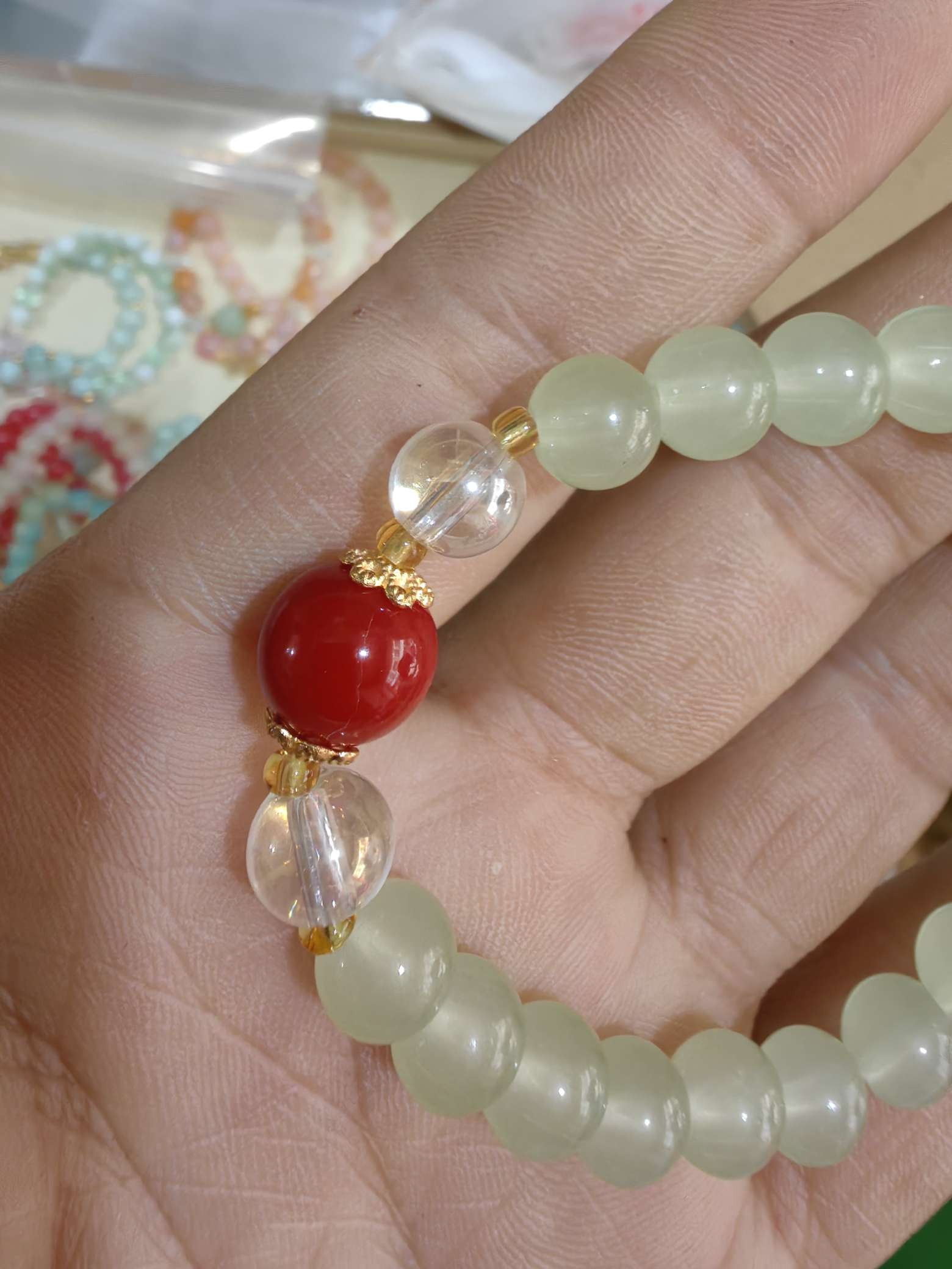 义乌手串流行手饰小红书同款文玩精品产品图