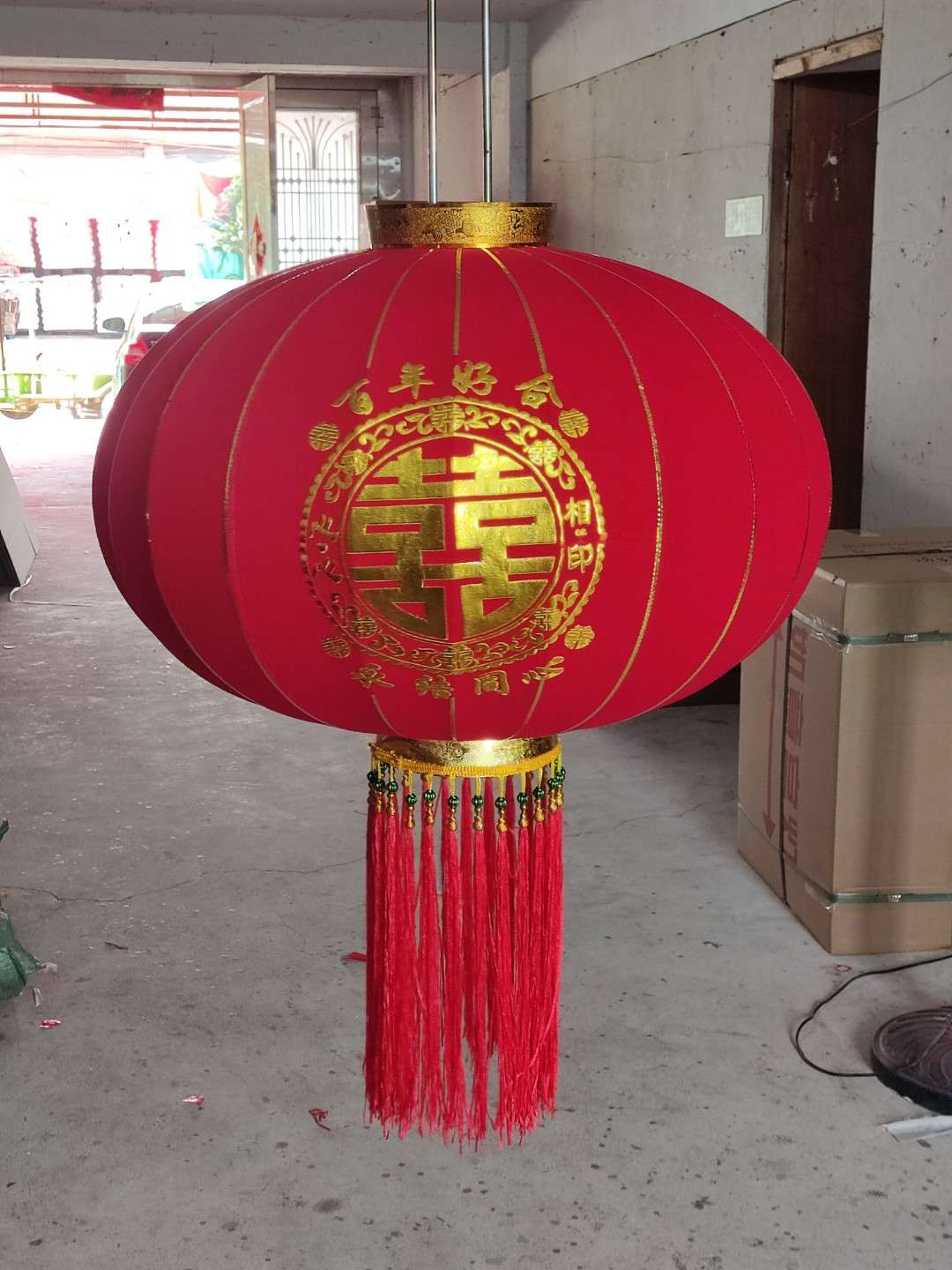 非遗文化办公节庆用品 国潮手提纸灯笼 节日电子灯笼 现代简约设计 环保材质 灯笼装饰品灯笼