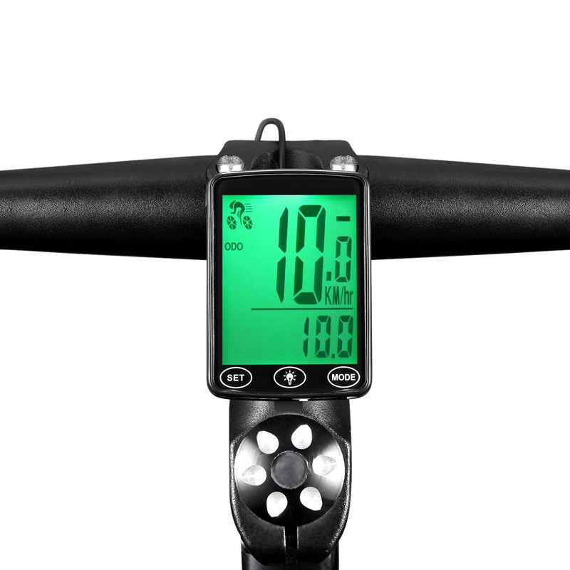 YE100-B bicycle wired speedometer with large screen in both Chinese and English, wired touch backlight, waterproof, mountain bike speedometer, odometer, and speedometer Specification image