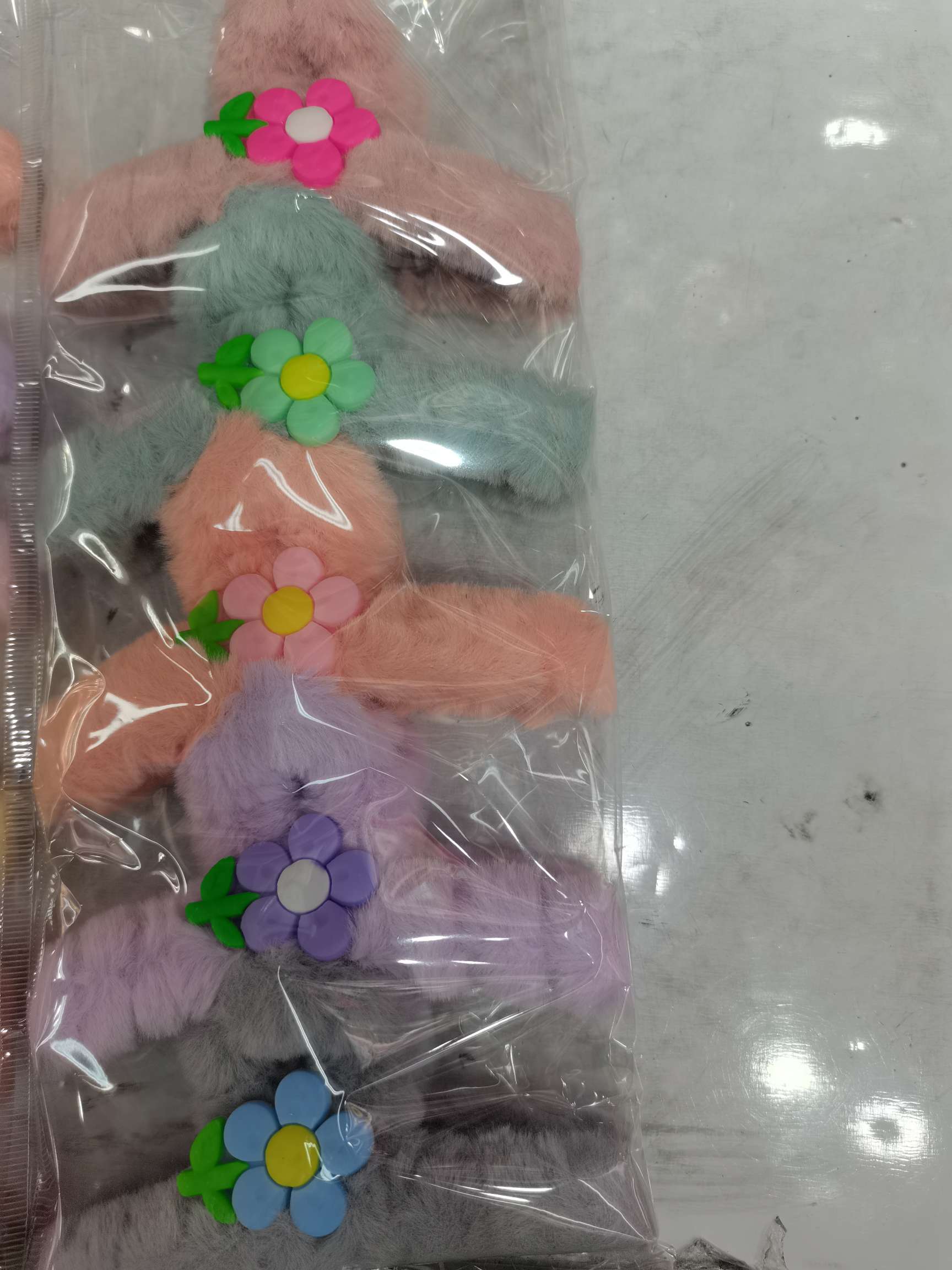11公分毛毛爪夹粘配件头饰细节图