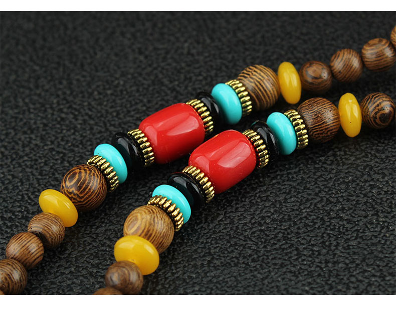 复古民族风仿狼牙吊坠项链木质木珠长款毛衣链男女百搭情侣配饰品复古民族风仿狼牙吊坠项链木质木珠长款毛衣链男女百搭情侣配饰品详情6