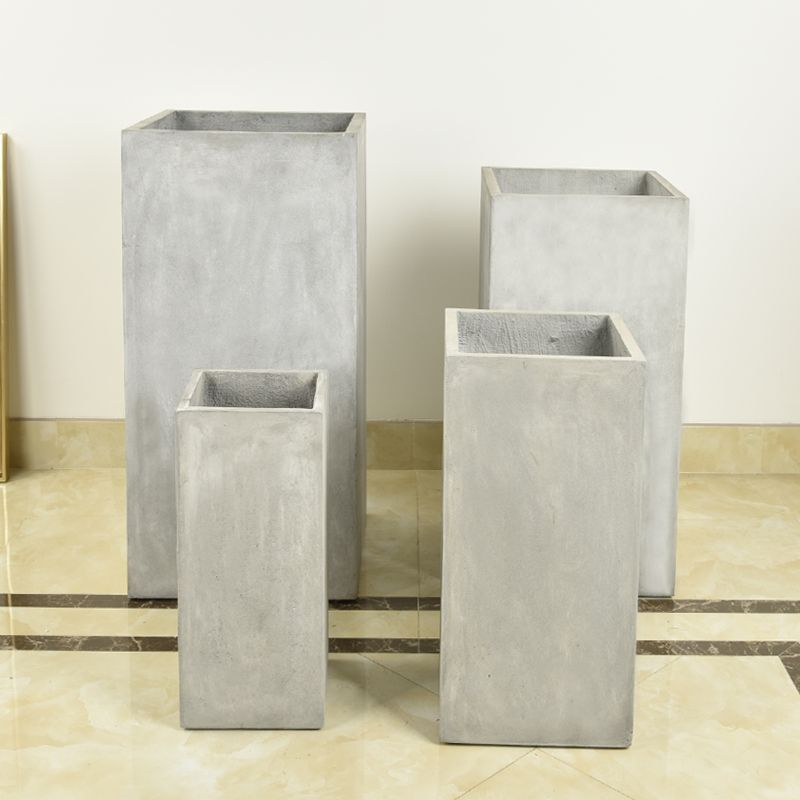 Magnesium oxide flowerpots with feet for balcony bonsai, creative and simple flower stand combination, large flowerpots for indoor green plants Item Picture