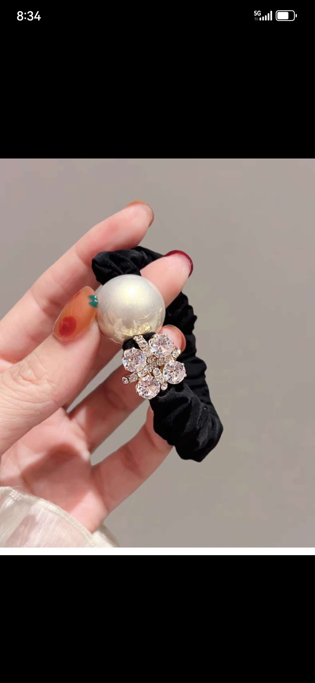 The new pearl Internet celebrity hair band headwear