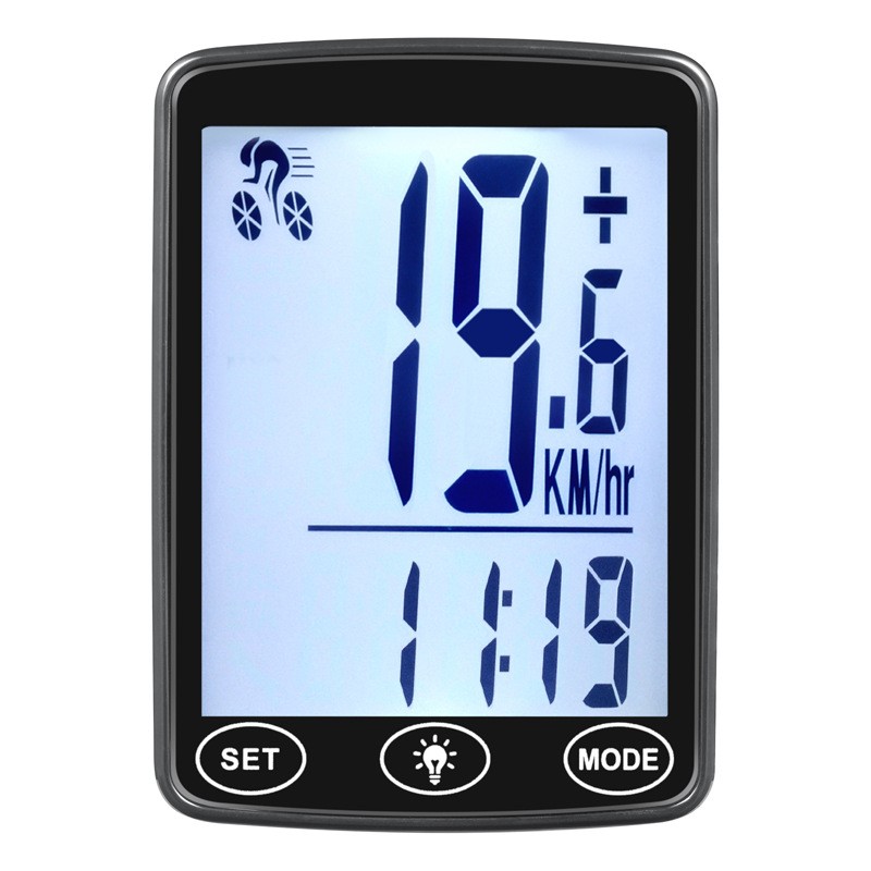 YE100-B bicycle wired speedometer with large screen in both Chinese and English, wired touch backlight, waterproof, mountain bike speedometer, odometer, and speedometer pic 7