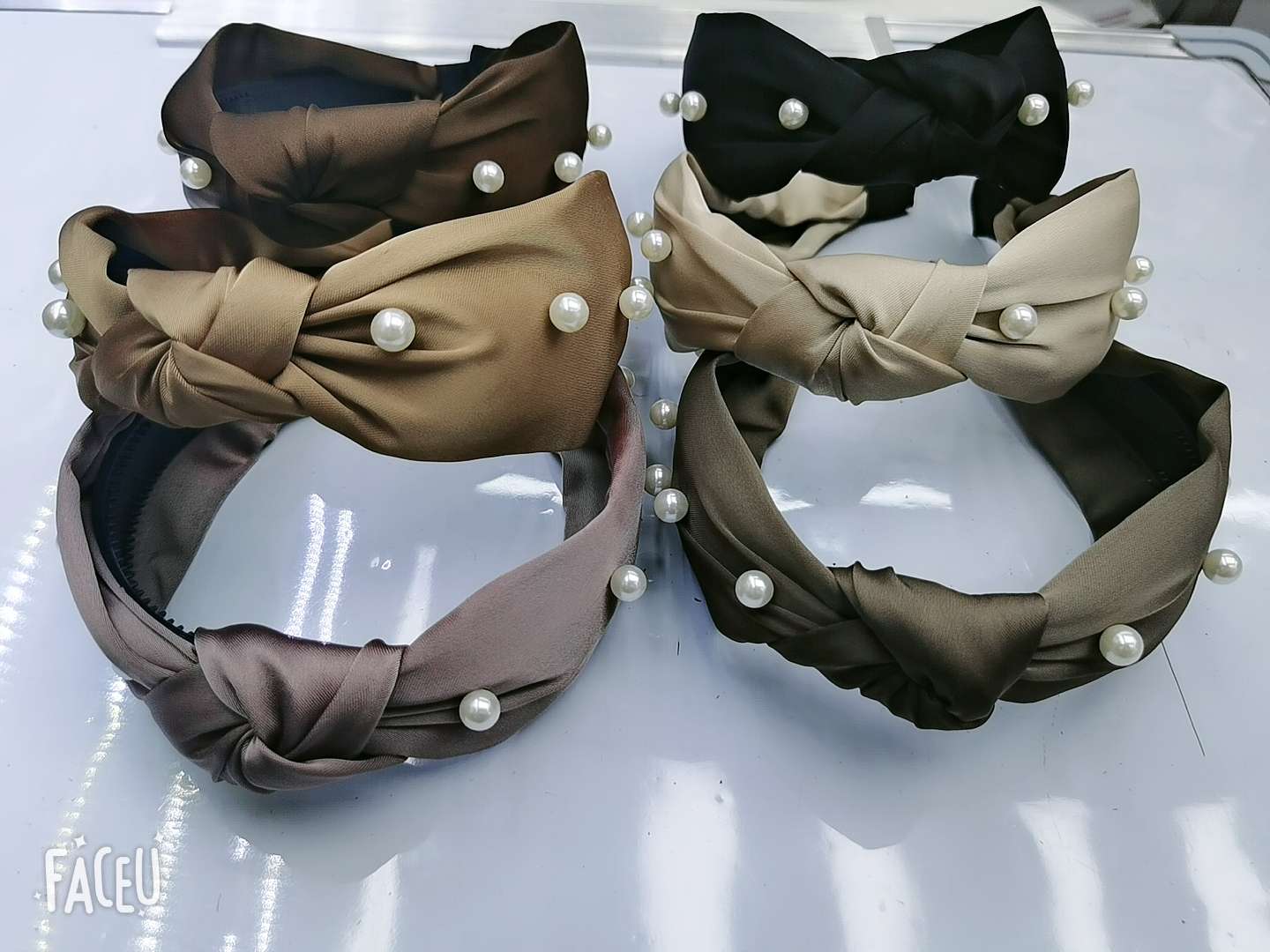 水晶波浪PU发箍 女夏季百搭饰品 头饰发饰 精致时尚发箍 美发装饰品 独特设计发箍发箍